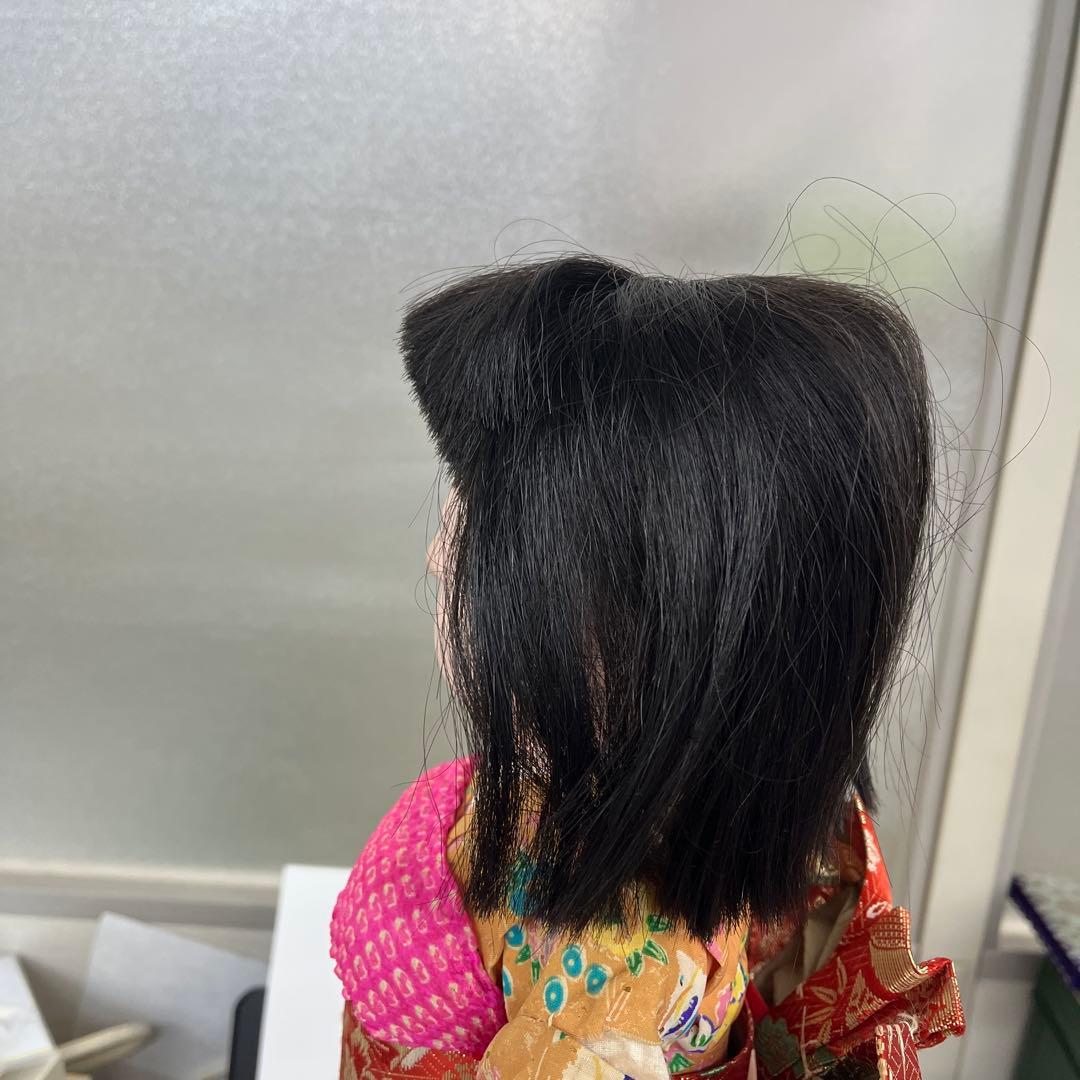 市松人形　抱き人形　アンティーク　古玩具　愛　松風　レトロ　ビスクドール