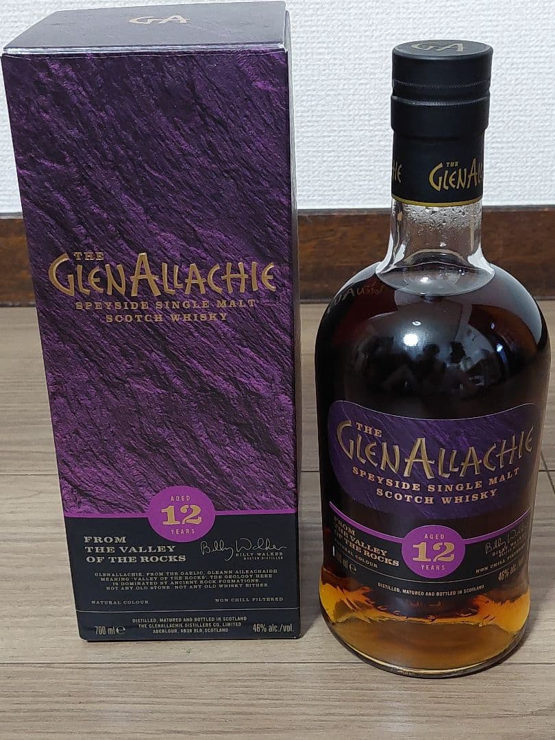 旧ボトル　グレンアラヒー 12年 46度 700m (2021年購入)