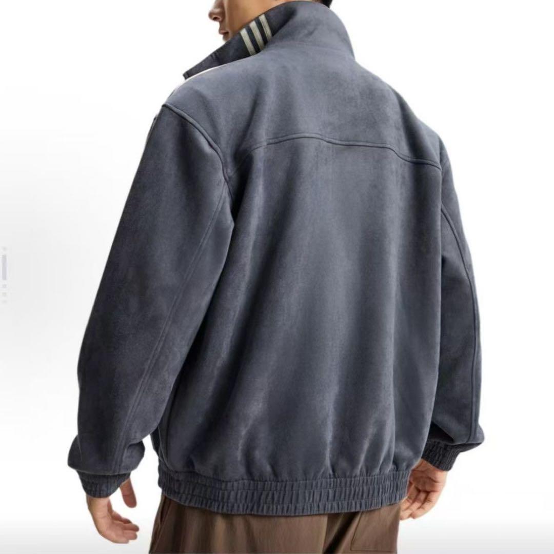 adidasアディダス 中国限定 蛇年トラックジャケット ダークグレーLサイズ”