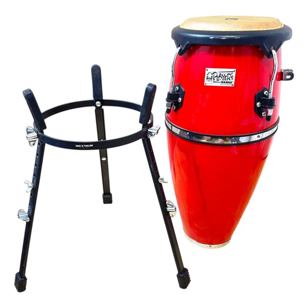 TOCA トカ コンガ プレイヤーシリーズ ファイバーシェル レッド 赤色