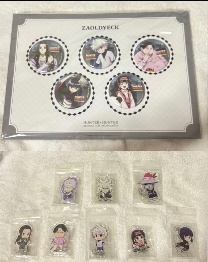 ゾルディック家 アクスタ 缶バッジセット