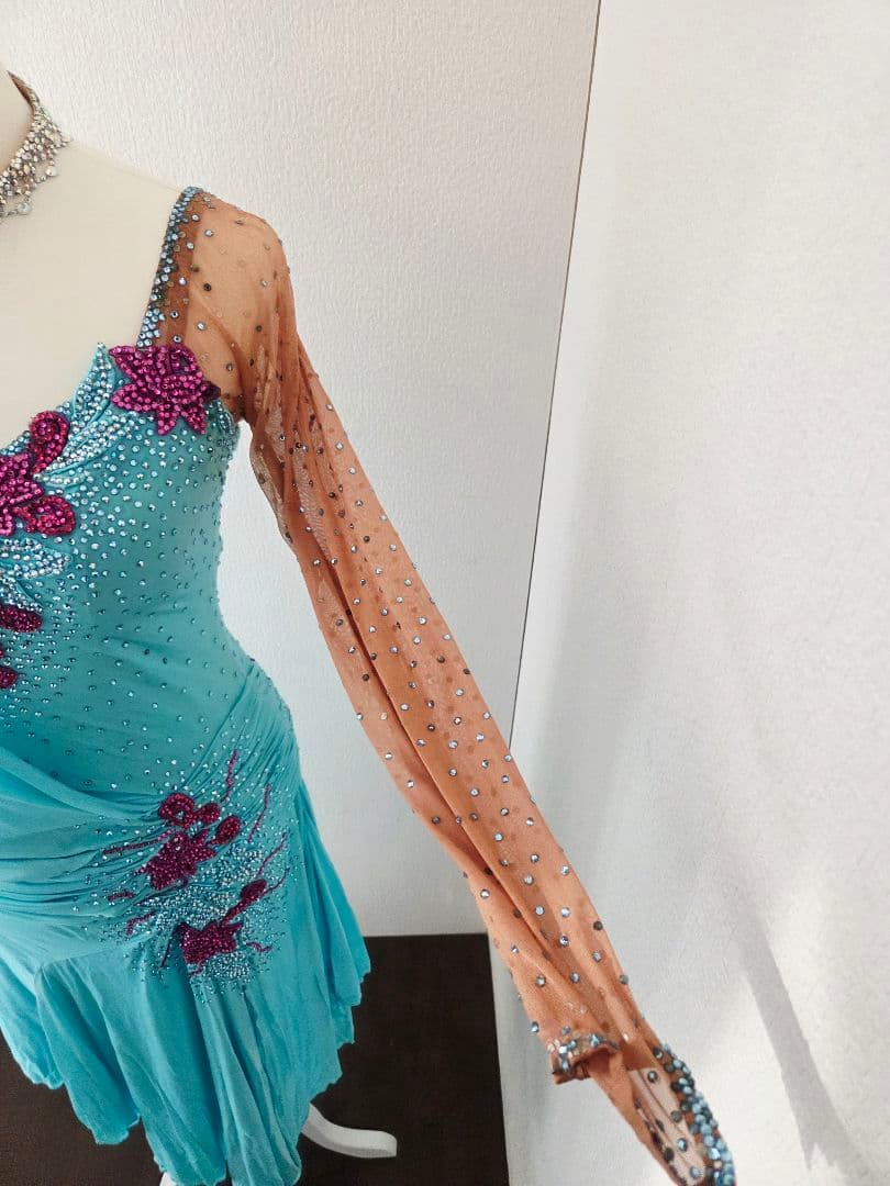 Chacott チャコット 凛舞 英国製 豪華ラテンドレス 社交ダンス ルンバ