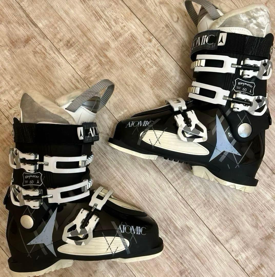 ◾️ショートスキーセット　板99㎝ ブーツ25.5㎝ 女性用　レディース用