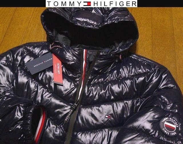 M日本サイズ位新品トミーヒルフィガーUSA限定ダウンジャケット同機能耐風耐水蓄熱