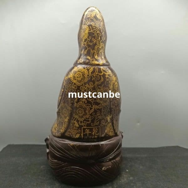 仏教美術 仏像 坐蓮観音菩薩仏像 仏堂供養銅製品 工芸品 置物