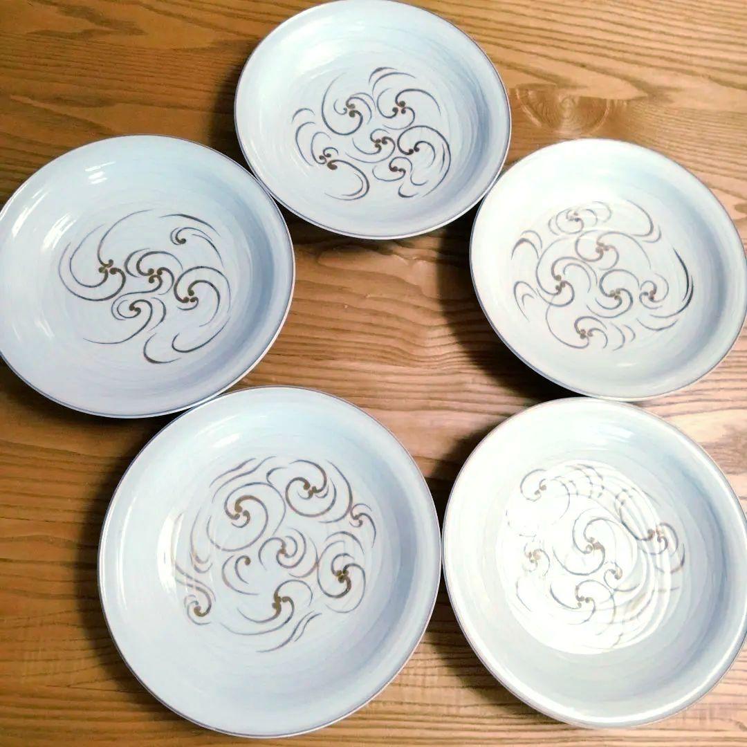 ☆ 加藤利昌 清水焼 白磁大皿