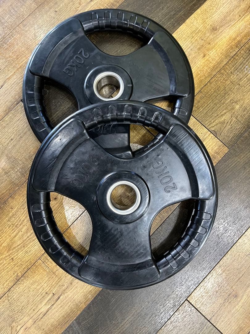 Φ 50mm ラバープレート 20kg 4枚 計80kg SET