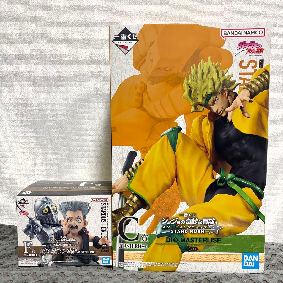 ジョジョ 一番くじ Ｃ賞 DIO Ｆ賞 ポルナレフ フィギュア 4点セット