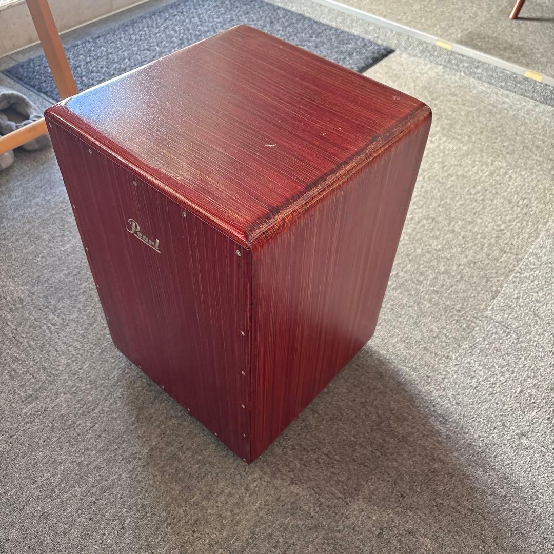 Pearl 木製カホン 赤