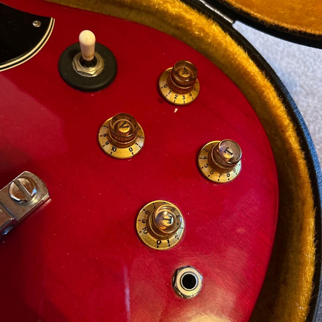 ジャパンビンテージMorris SGエレキギター オリジナルハードケース付き