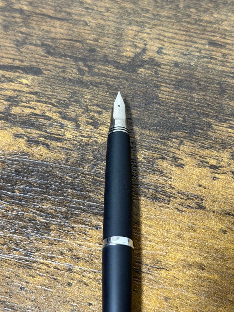 未使用　1975年製　艶消し　マットブラック　ミュー　パイロット　万年筆　中字