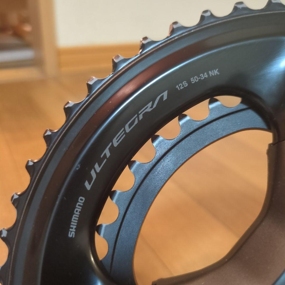 アルテグラ8100 クランクセット　人気のショートクランク160です 50-34