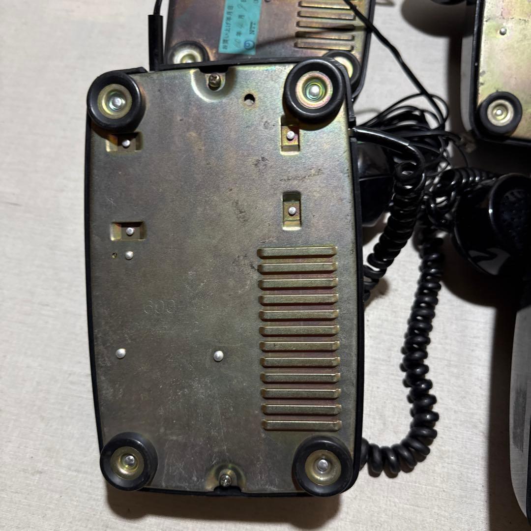 60s 昭和レトロ Japan 黒電話 ダイヤル式電話機 6台まとめ売り セット