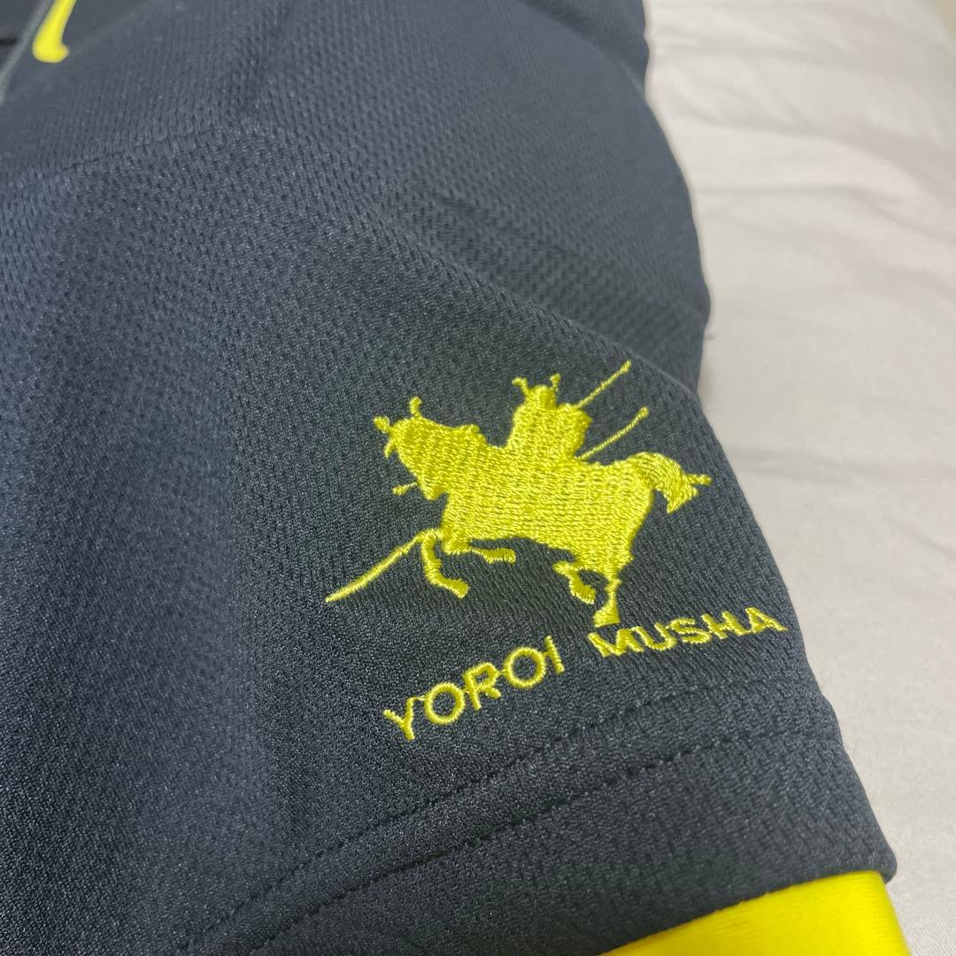 【未使用】YOROI MUSHA プロテクター Sサイズ 黒/イエロー