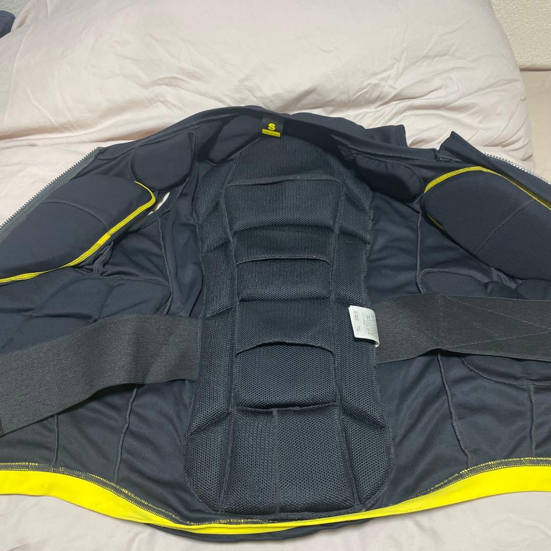 【未使用】YOROI MUSHA プロテクター Sサイズ 黒/イエロー