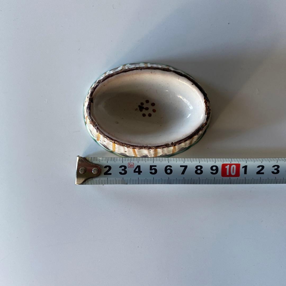 錫釉 ファイアンス 蓋置 18世紀 フランス デルフト 骨董 アンティーク 茶人