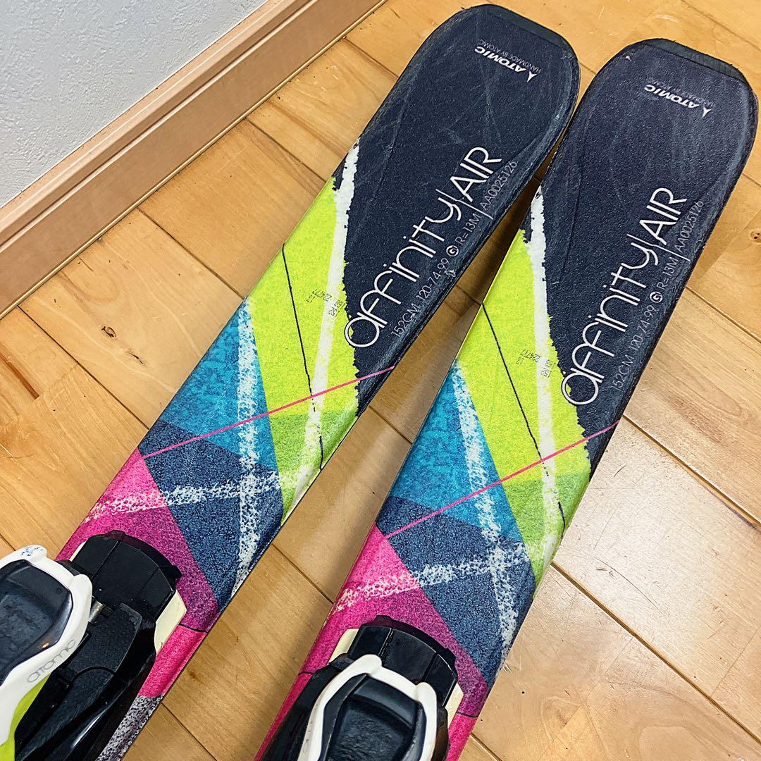 美品スキー　ATOMIC AFFINITY AIR 152cm 初心者中級者