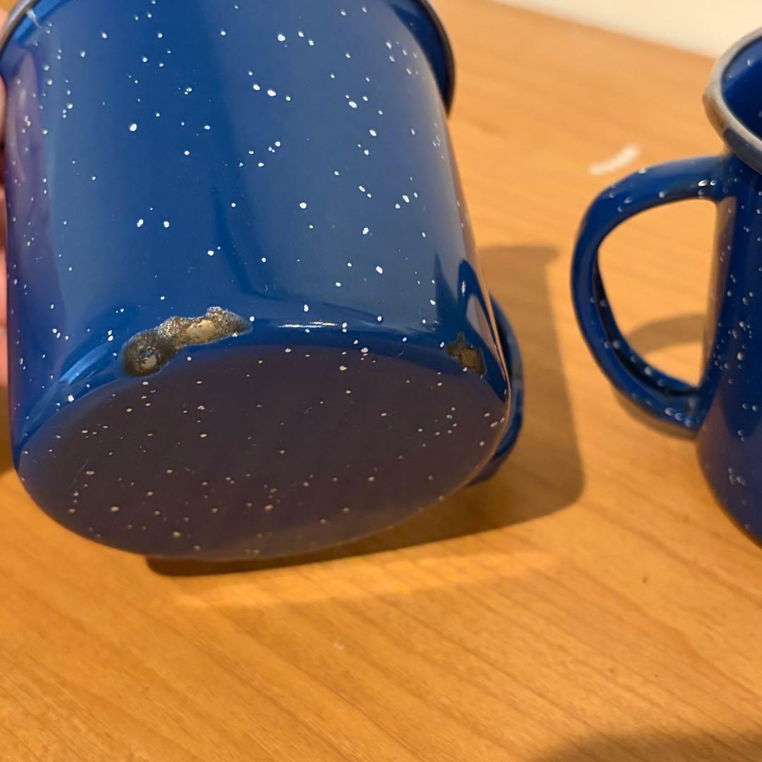 レア REI co-op ホーローカップ2個セット