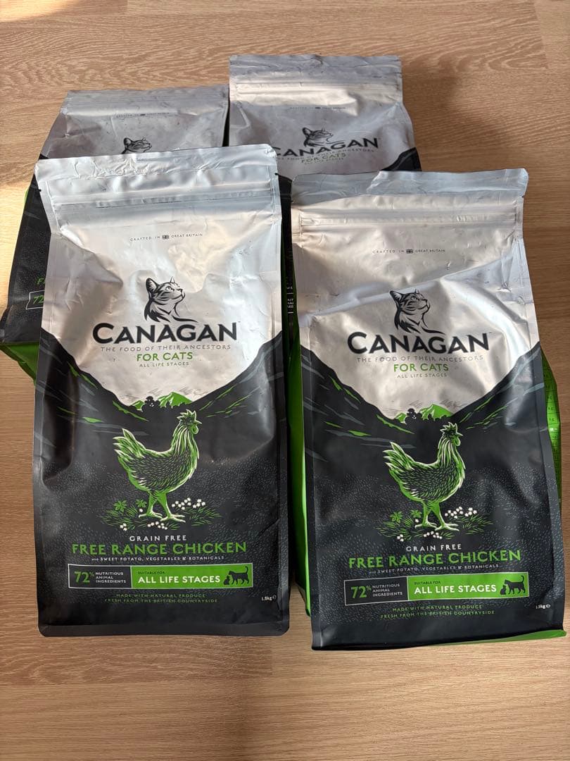 カナガン キャットフード チキン 1.5kg入り4袋　③
