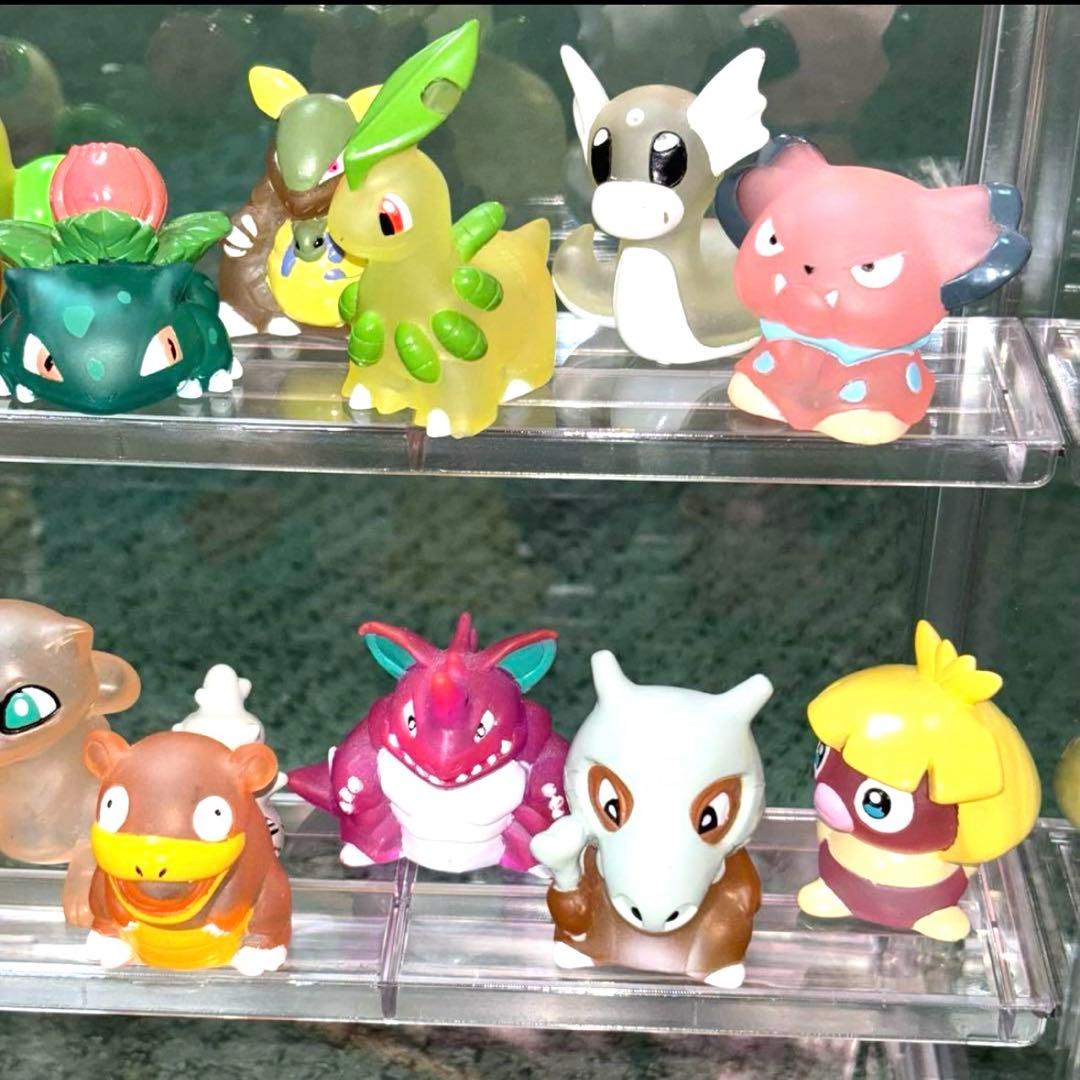 早い者勝ち！【激レア】ポケモンキッズ ポケモン 指人形 クリア 34体まとめ売り