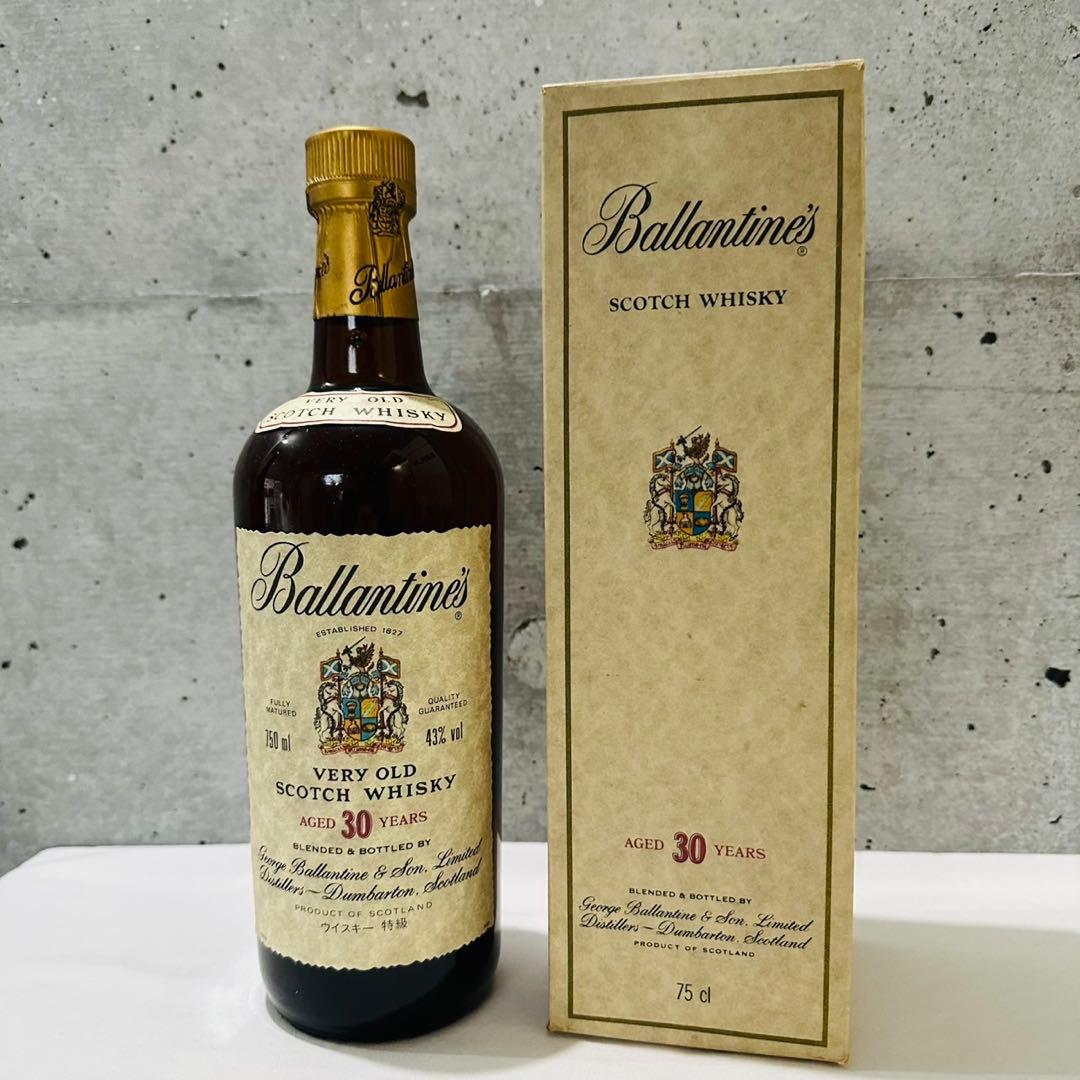 Ballantine's 30年 スコッチウイスキー 金キャップ　750ml