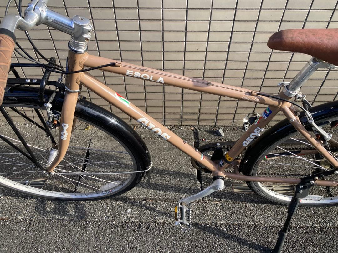 GIOS ESOLA ジオス イソラ サイズ450mm 外装7段 前後フェンダー