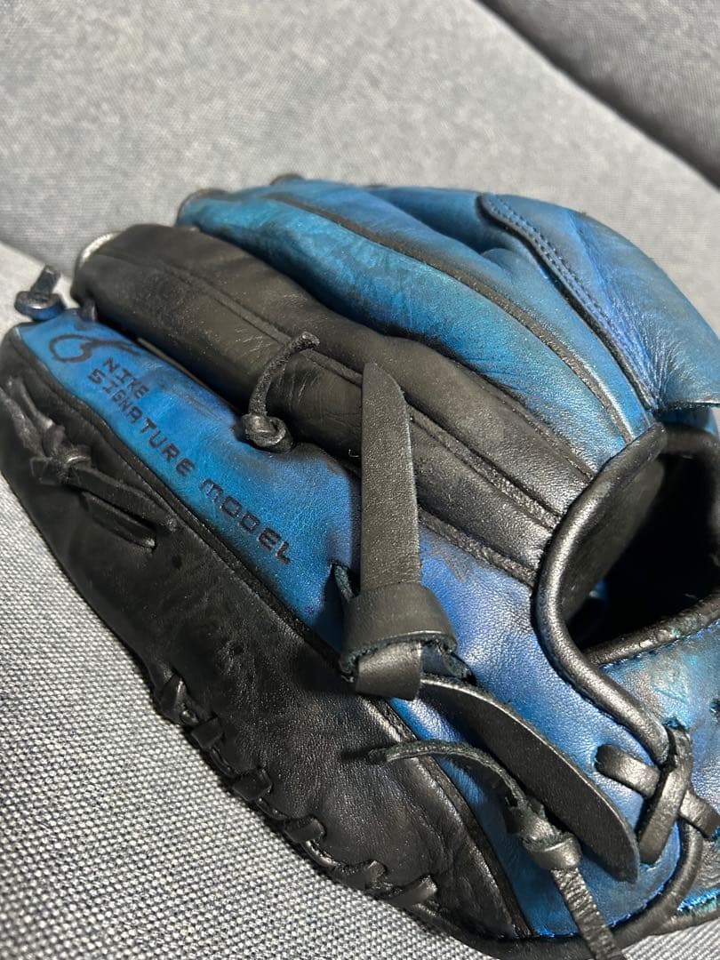 NIKE 一般軟式用 岩隈モデル 改 「山本由伸」風 なんちゃってグラブ ①