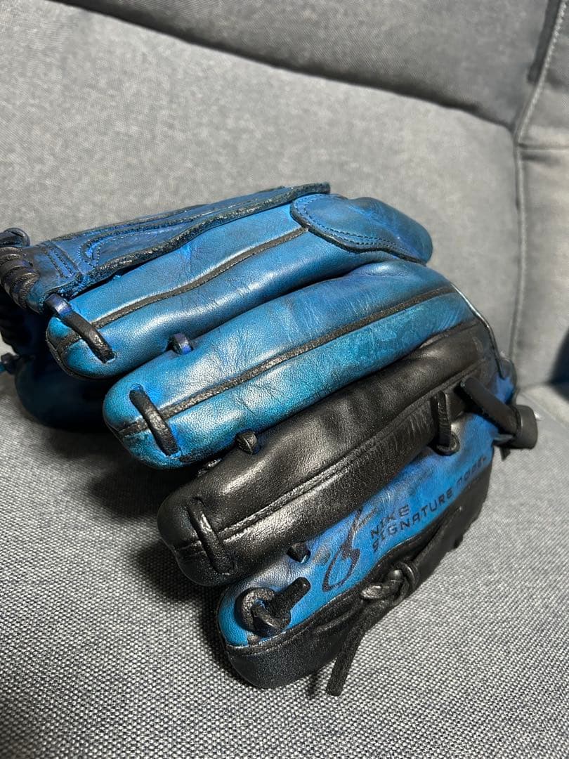 NIKE 一般軟式用 岩隈モデル 改 「山本由伸」風 なんちゃってグラブ ①