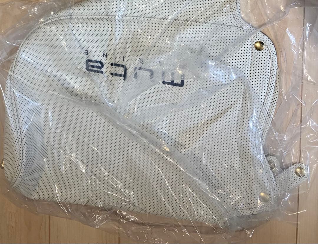 最終価格　muta ゴルフバッグ ホワイト　エシカルレザー