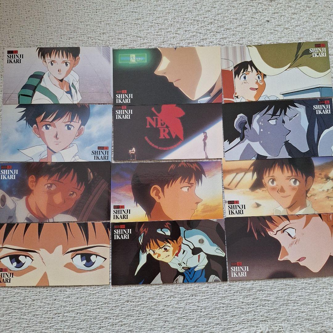 1997TV版エヴァンゲリオンカードダスマスターズワイドDEATH102種コンプ