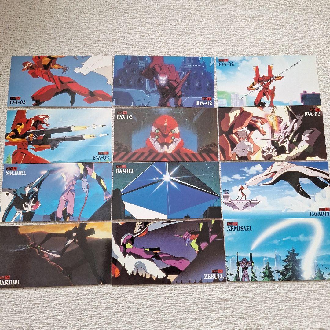 1997TV版エヴァンゲリオンカードダスマスターズワイドDEATH102種コンプ