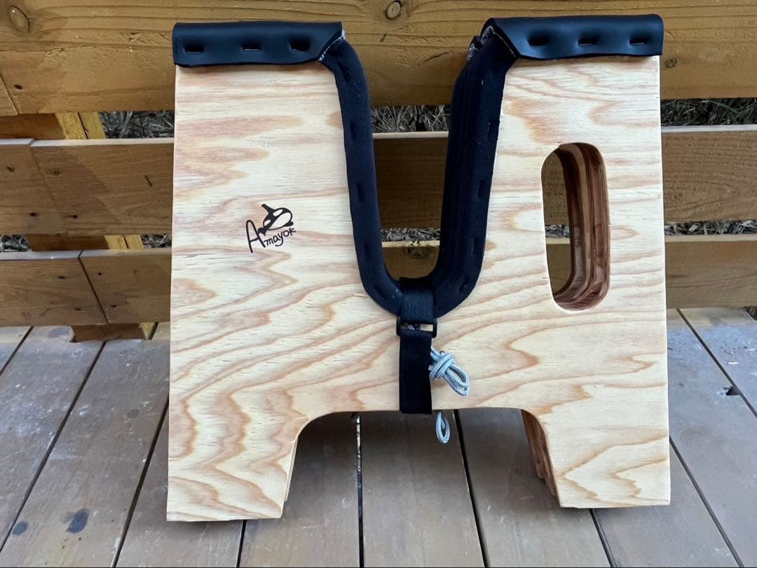 【オリジナル】サーフボードスタンド　木製　ロングボード