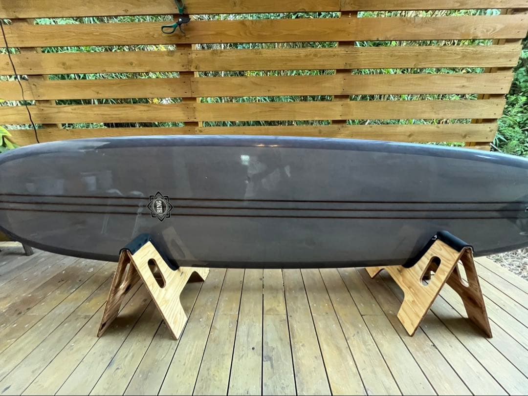 【オリジナル】サーフボードスタンド　木製　ロングボード