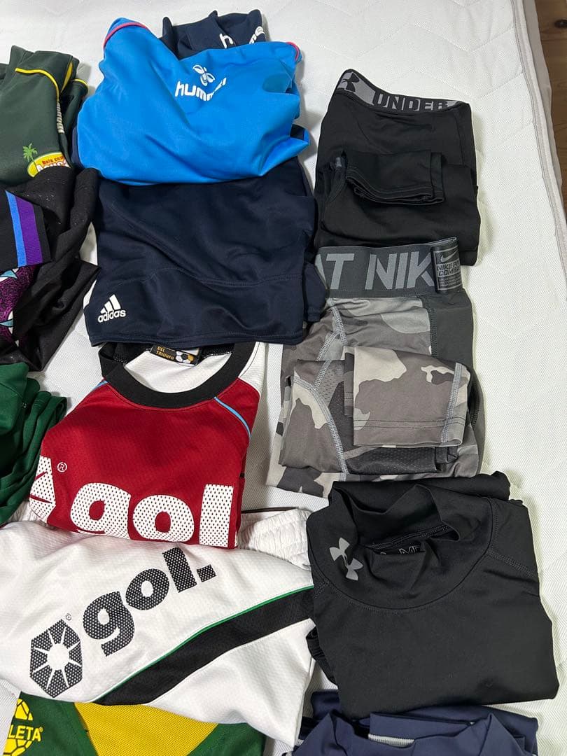 サッカーウェアセット（Under Armour, Nike, ATHLETA他）