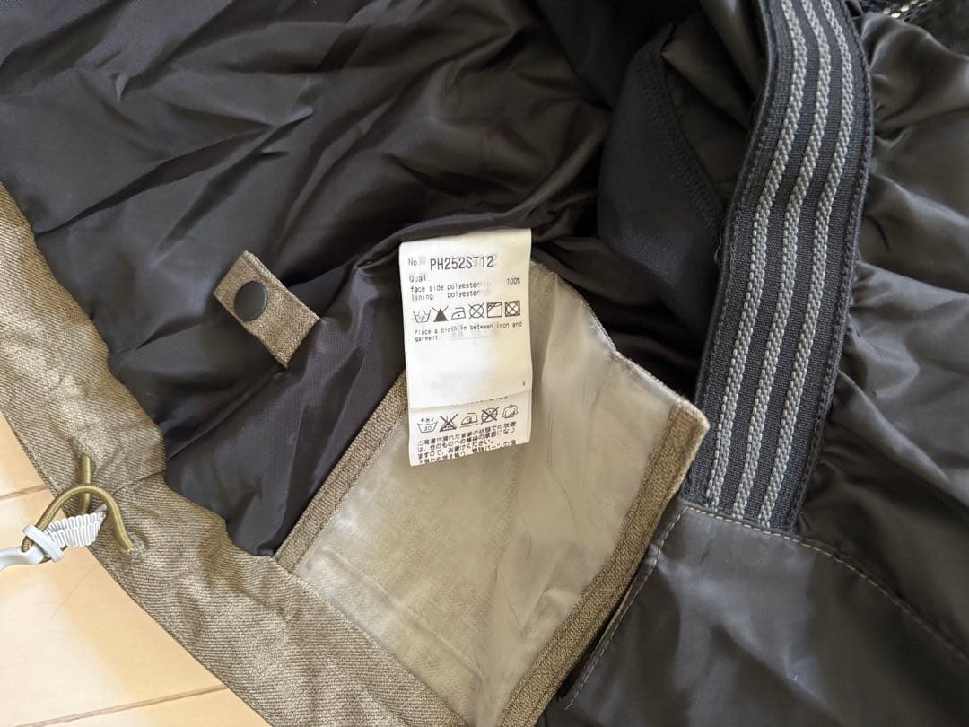 PHENIX フェニックス　スノーボードウェア グレー/グリーンチェック