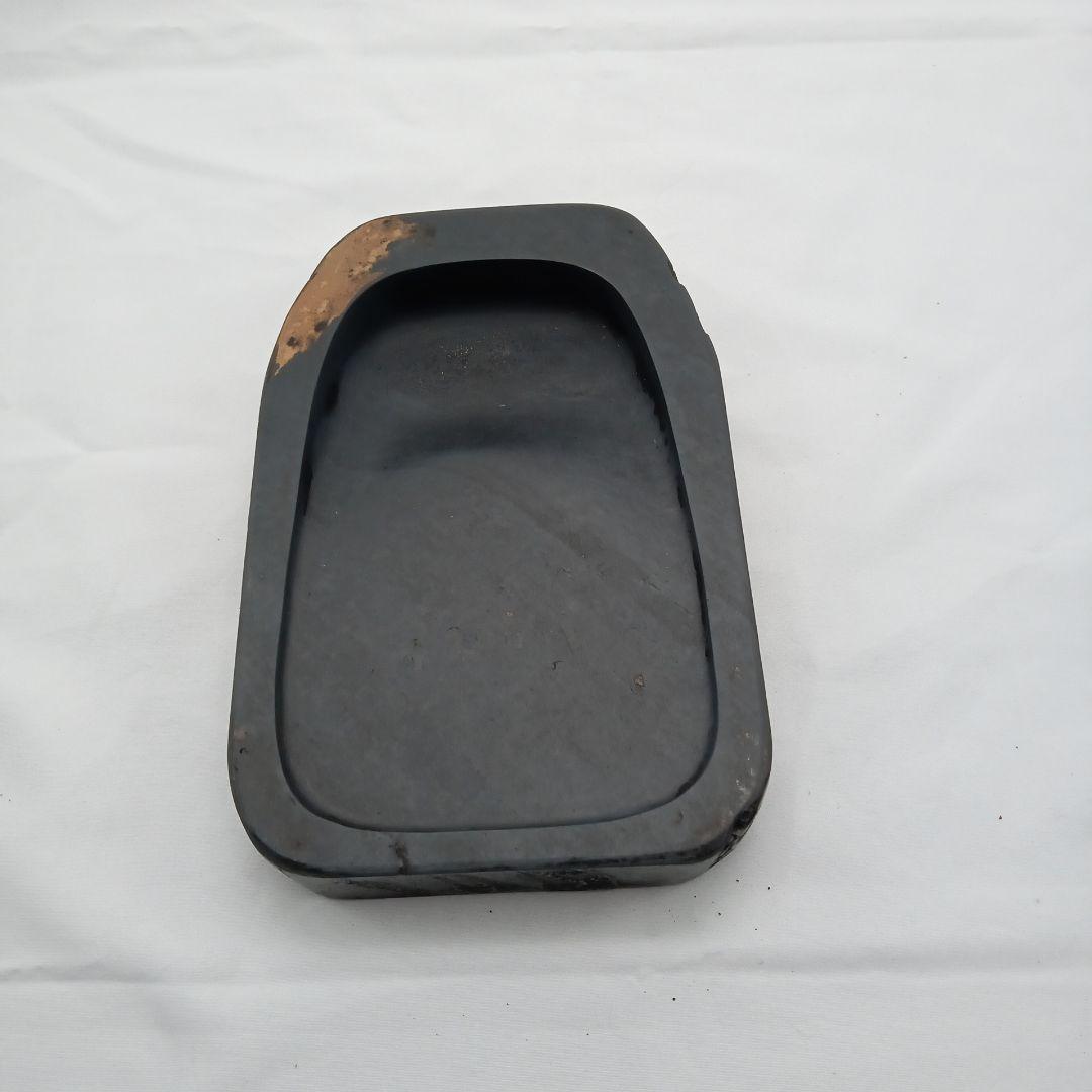 玄昌石　雄勝石　宮城県産の硯　作者の名入り　墨付き