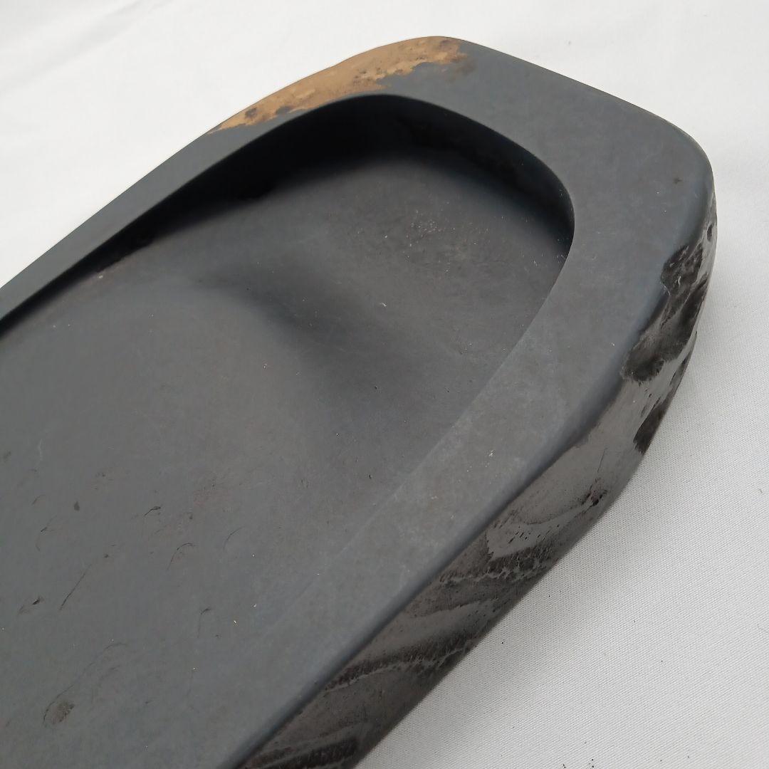 玄昌石　雄勝石　宮城県産の硯　作者の名入り　墨付き