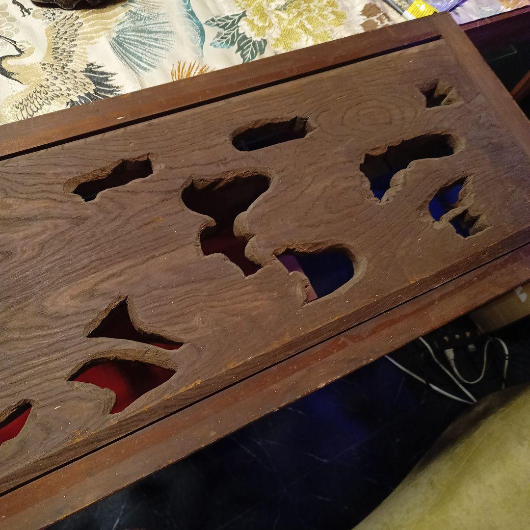 天女　欄間　大型　彫刻　木彫　女神　神様　龍　雲　和柄　現状品