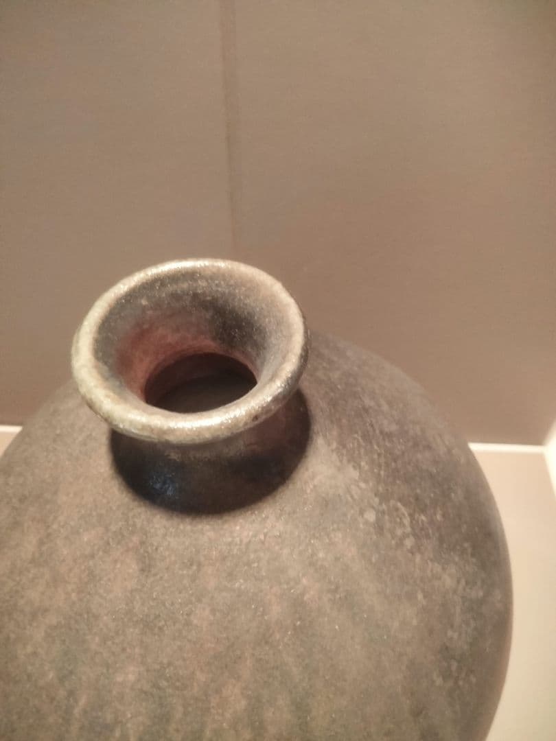 金彩備前焼壺　極上品