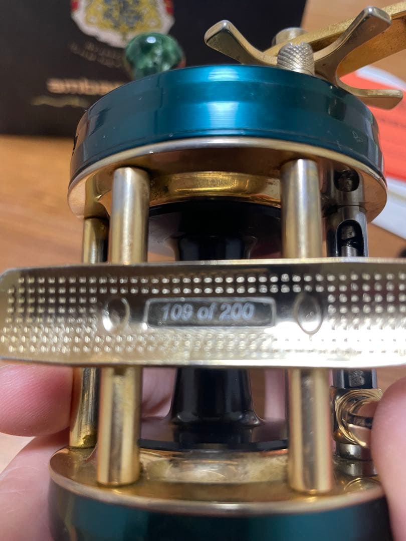 アブ　アンバサダー6500CDL ？緑＆金　限定品109/200希少　雷魚