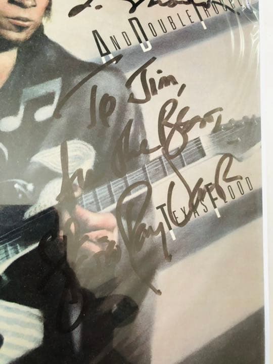 STEVIE RAY VAUGHAN /スティービーレイヴォーン　サイン　鑑定証