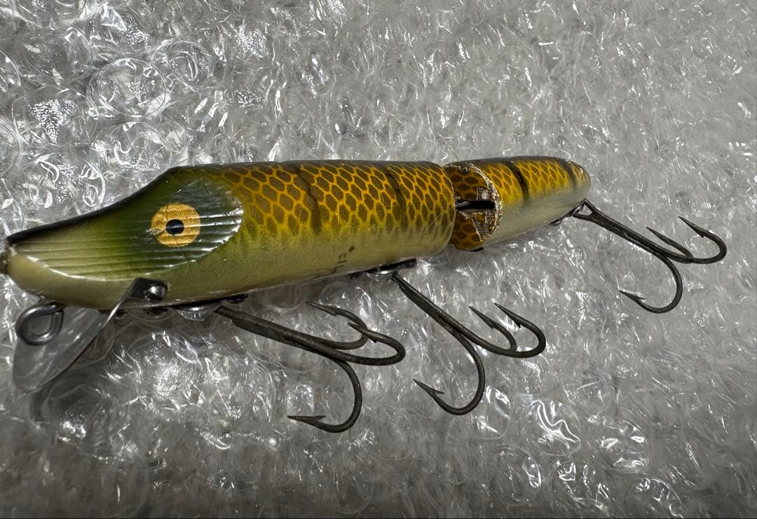 オールドヘドン　ジョイントバンプ　ウッド　1950年代　金目　HEDDON