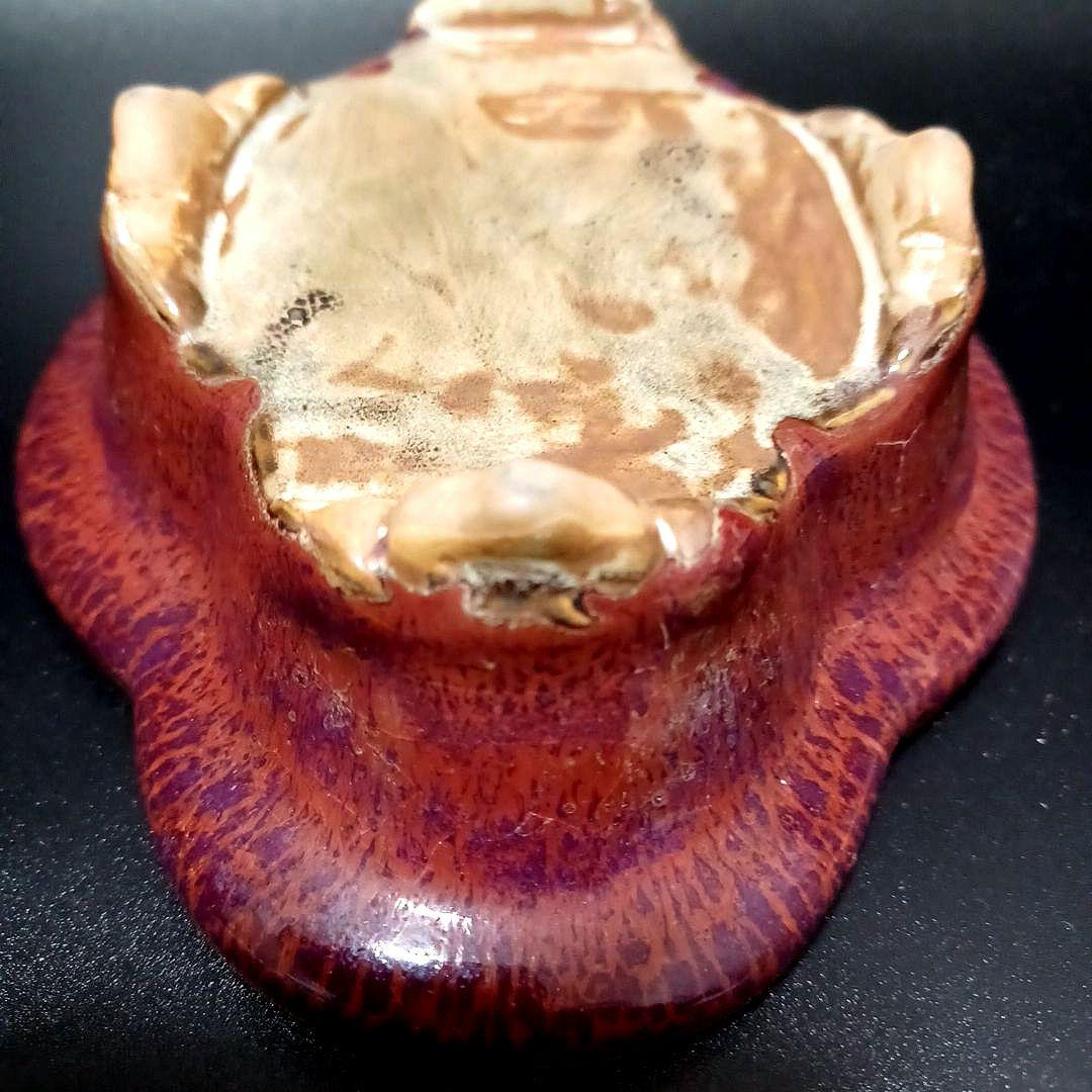 宋　鈞窯四足洗　中国古美術