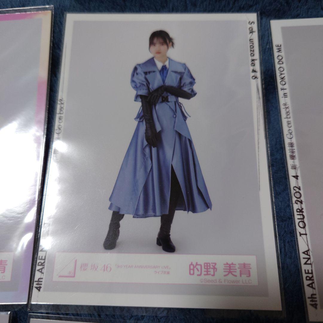 櫻坂46　的野美青　生写真　バラ