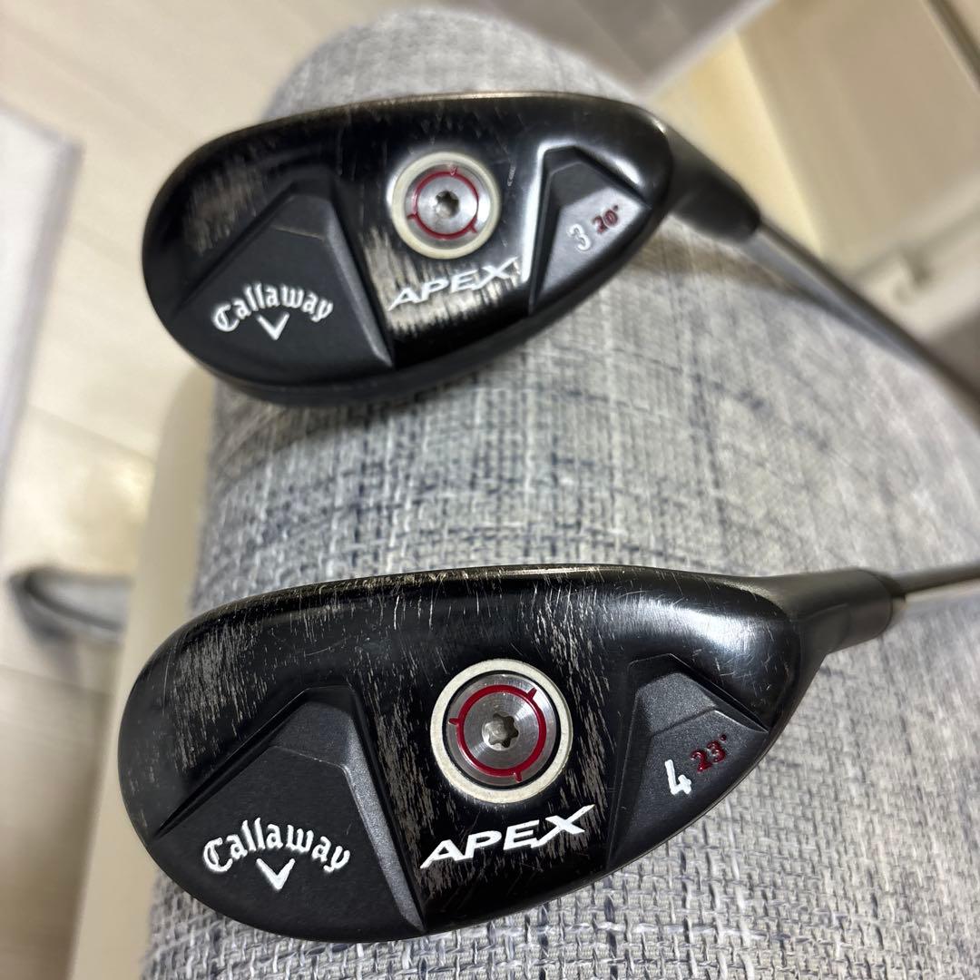 Callaway APEX ユーティリティ4H23° 3H20°セット販売
