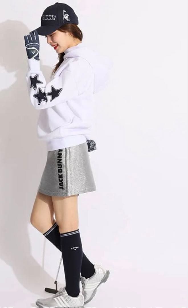 球‼️年末SALE‼️Jack Bunny!! ホワイトパーカー サイズ6