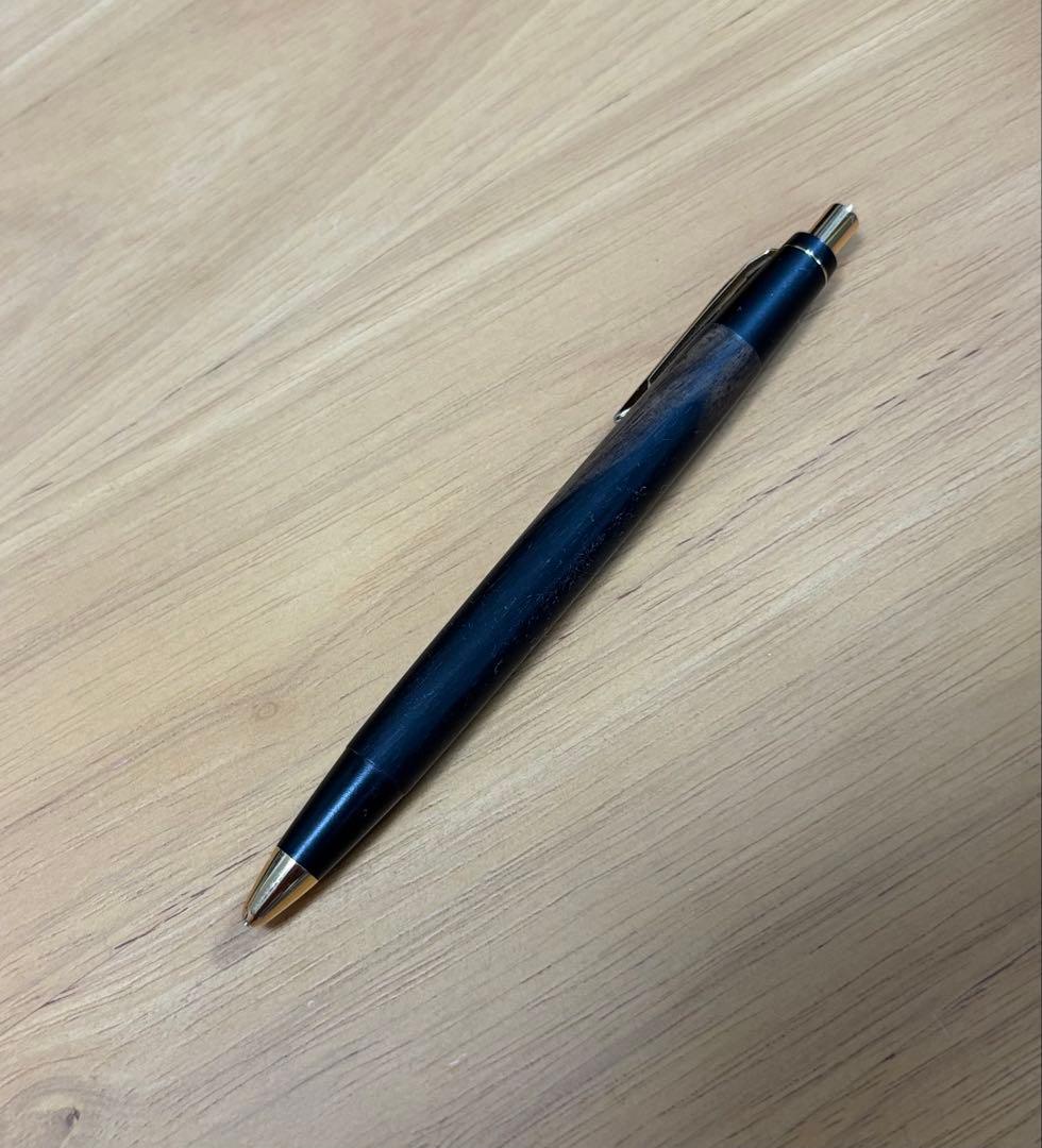 野原工芸　新型　特上黒柿　シャープペンシル　金金具　メルカリ内でおそらく最安！