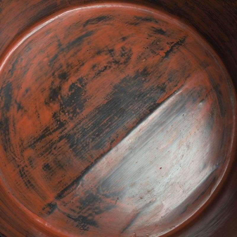 時代古民具　漆塗　三足桶　M　9839A