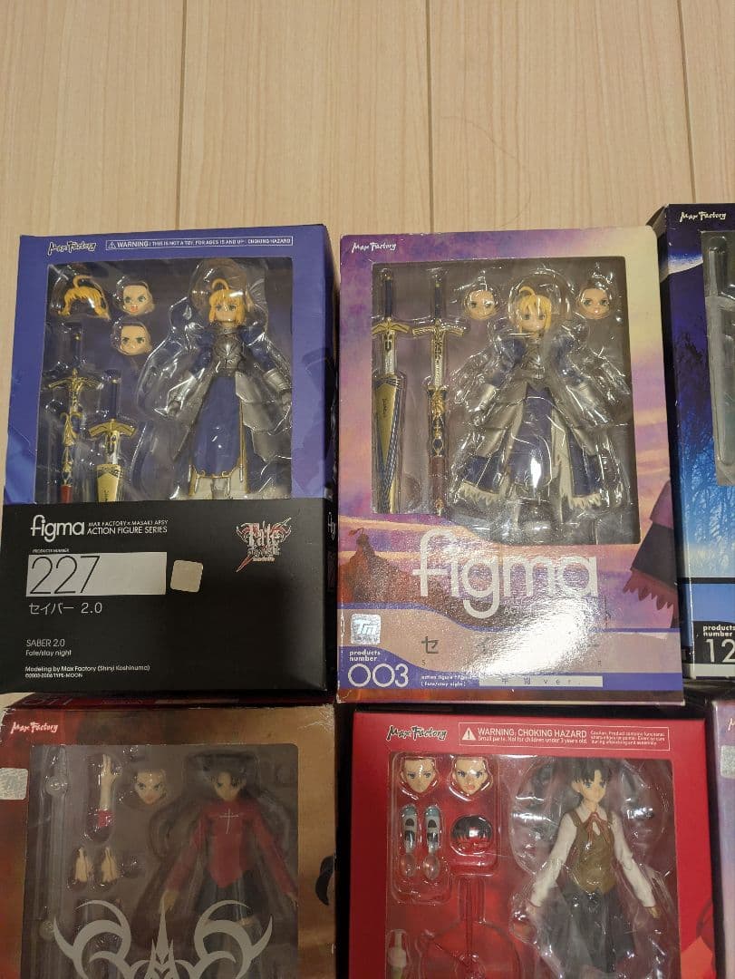 figma fate フィギュア8体セット