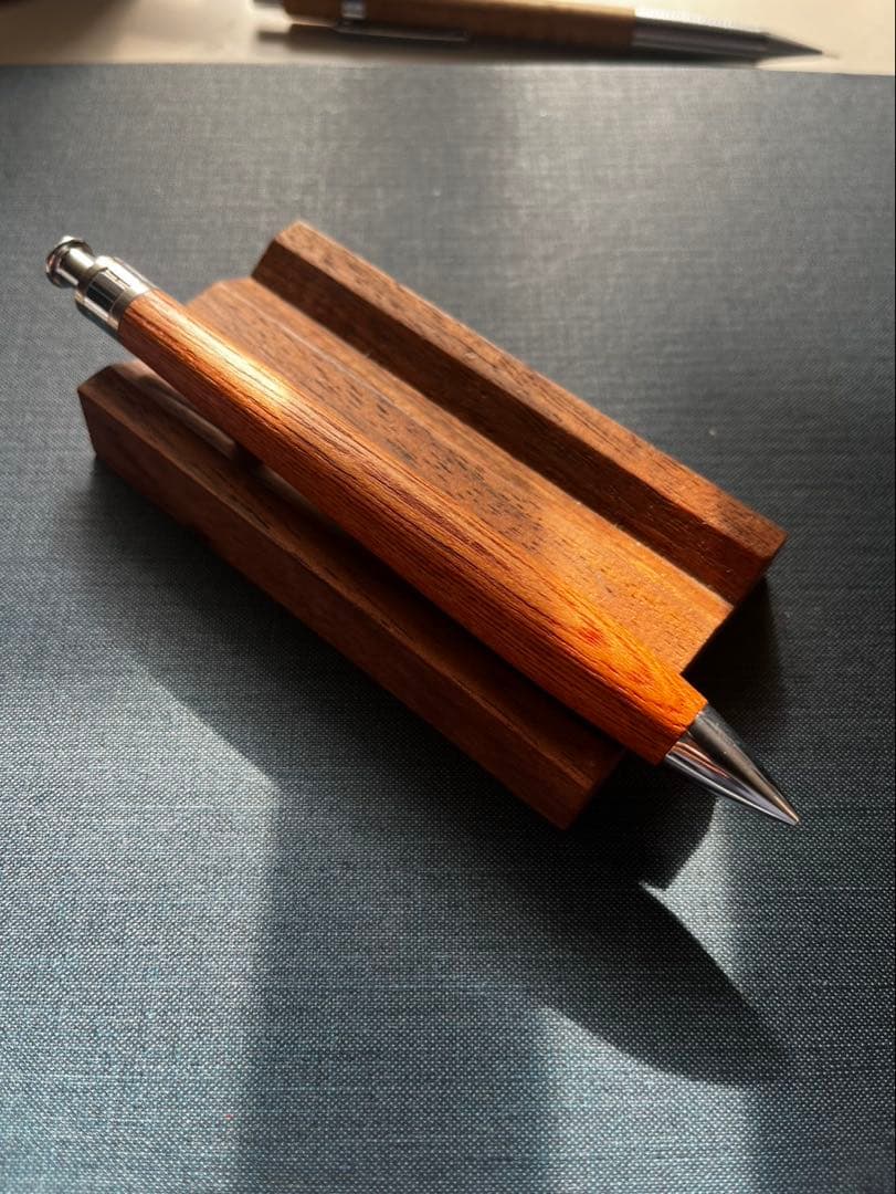 工房楔　ペンシル楔　欅　真鍮パイプ